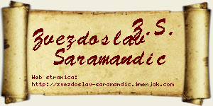 Zvezdoslav Saramandić vizit kartica